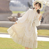 Plataz Design Poem With Flower Lolita Dress Female Everyday Cute Lolita Sweet Dress 7002