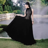 Plataz 2025 Round-Neck Sleeveless Umbrella Dress Inside The Dress