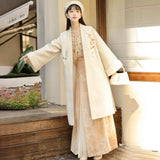 Plataz Design Autumn Evening Chinese Style Women's Clothing Element Half Dress Set 8829