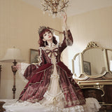Plataz Baroque Palace Lolita Women's Long Sleeve Dress Everyday Cute Lolita Sweet Dress 6915