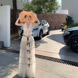 Plataz Tourism Holiday Wear Design Atmosphere Folded Neck Vest Half-Dress Suit