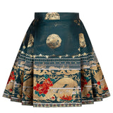 Plataz Fulong Yingchun Hanfu Women Chinese Wind Han Element Blouse Vest Half Dress Suit 8941