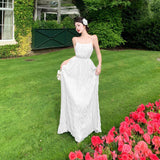 Plataz Fairy Design Feeling Blue Pure Lust Wind Beach Holiday Bare Back To Show Thin Skirt Slings