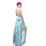 Plataz Sanya Beach Dress Seaside Holiday Atmosphere Hanging Neck Dress Sexy Naked Dress Woman