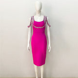 Plataz New Sexy Suspension Slamaded Dresses With Sleeveless Dresses For Party Banquet
