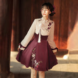Plataz Design Of Camellia About The Chinese Style To Improve The Chinese Elements Of Women's Top Dress Suit 8827