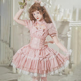 Plataz Design Butterfly Cross Dream Op Lolita Dress Everyday Cute Lolita Sweet Dress 6577