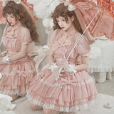 Plataz Design Butterfly Cross Dream Op Lolita Dress Everyday Cute Lolita Sweet Dress 6577