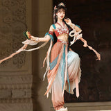 Plataz Design Sanskrit Chinese Style Women Dunhuang Wind Corset Lantern Suit 9043