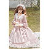 Plataz Design New Love Letter OP Long-Sleeved Skirt Fresh Cute Lolita Sweet Soft Sister Dress 6435