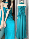 Plataz Summer New Bow With Elegant Temperament Dress