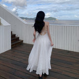 Plataz Thailand Seaside Holiday Dress Super Fairy Design Pure Desire To Close The Waist Slings Long Skirt