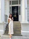 Plataz Retro Embroidered Squeal Dress Woman 2025 Spring And Summer New Sexy Niche Elegant Fishtail Long Dress