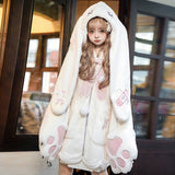 Plataz Teased Original Black Claw Little Beast Lolita Woman Lolita Coat Foot Cover Everyday Cute Sweet Suit 6963