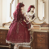 Plataz Baroque Palace Lolita Women's Long Sleeve Dress Everyday Cute Lolita Sweet Dress 6915