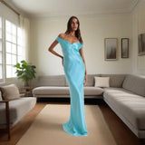 Plataz New Women's Temperament Sexy Bareback Dress With A Chest And A Shoulder Fashion Dress HZ0628