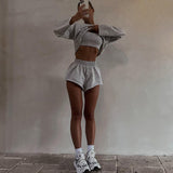 Plataz Women's Autumn New Clean Color Long-Sleeved Coat Head Casual Short Fashion Set DJPT