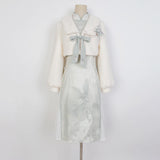 Plataz Design Lanting Sequence Chinese Wind Han Elements Daily Coat Dress Set Autumn And Winter 6708