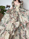 Plataz Yellow-Bottomed Colorful Rose Wedding Dress 2025 New Dress Dress Dress Dress HZ0628