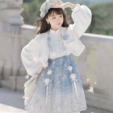 Plataz Snowy Dragon Language Chinese Style Improve The Chinese Element Of Women's Coat Dress Set 8858