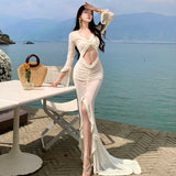 Plataz Hottie Sexy Folded Net Dress Super Fairy Beach Holiday Dress Girl