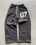 Plataz Trend Street Loose Sweatwear Suit Men And Women's Hip-Hop Sports Zipper Hoodie Trousers Set DJPT