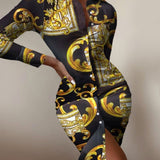 Plataz Ebay New Long-Sleeved Waist-Print Shirt Shirt Shirt Shirt DJPT