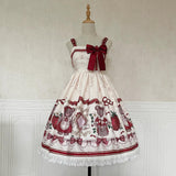 Plataz Design Winter Gift Sling Skirt Elegant Temperament Lolita College Style Two-Piece Set 6320