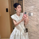 Plataz 2025 V. Sleeveless Small Holiday Dress