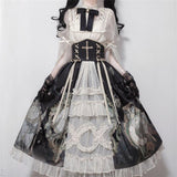 Plataz Design Butterfly Clock Op Lolita Sling Skirt Everyday Cute Lorita Sweet Skirt 6616