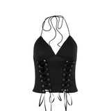 Plataz Autumn 2025 New Trendy Hottie Sexy V-Neck Short-Hanging Blouse DJPT