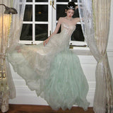 Plataz Evening Dress 2025 Summer New Banquet Bust Heavy Industry Sexy Host Birthday Adult Lisen Dress HZ0628