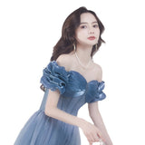 Plataz Evening Dress 2025 Summer Simplicity Banquet Temperament Performance Host Art Examination Dress