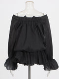 Plataz Babes Collar Solid Color High-Sensing Rope Short Dress 2025 New Loose Waist Dress Women's Summer