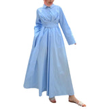 Plataz Women's Clothing Autumn 2025 Collar Shirt Dress High-Waisted Commuting Dress