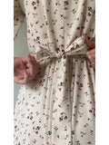 Plataz Spring Gentle Wind Loose With Broken Flower Dress Monsoon Long Sleeve Long Dress