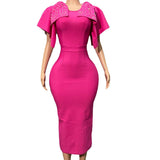 Plataz Bows And Bows In Women's Dress Geo Party Bandge Dress