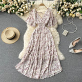 Plataz Vacation Dress Summer 2025 New Sexy V To Receive Long-Lost Lanky Chopped Beach Skirt DJPT