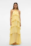 Plataz Hot Dress Fashion Cake Dress Sexy Pink Slings Bare Hot Babes Long Dress HZ0628
