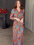 Plataz Printing Design For Summer 2024 Retro Skirt Set