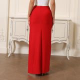 Plataz Fashion Three-Dimensional Flower Banding Half-Body Skirt Sexy Open Party Half-Dress Skirt