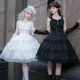 Plataz Party Jsk Suspension Dress Everyday Cute Lolita Sweet Dress 6755