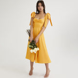 Plataz Dress French Holiday Dress Bareback Sexy Chiffon Dress Dress