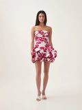 Plataz And Spicy Body-Repair Printed Floral Dress Dress Dress Dress Woman With New Summer Tsets And Folds