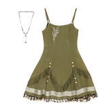 Plataz Design Cicdas Chinese Style Improvement Han Element Women's Shawl Sling Skirt Set 9132