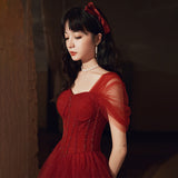 Plataz Evening Dress Dress 2025 New Female Voice Art Examination Spring Annual Meeting Performance Dressed At The Fugitive Princess