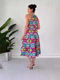 Plataz Fashion Colorful Printed Holiday Casual Dress For Summer 2024