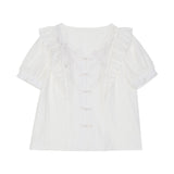 Plataz Design Jade Words Hanfu Women Chinese Style Daily Improvement Han Element Half Dress Set 6804