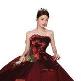 Plataz Bra Toast Dress 2025 Spring New Evening Dress Bridal Temperament Long Toast Dress Engagement Dress