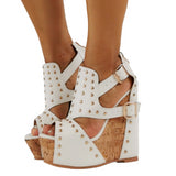 Plataz Heavy Industry Size 47 Slopes And Thick-Soled Sexy High-Heeled Sandals S510-06 High Quality Shoes